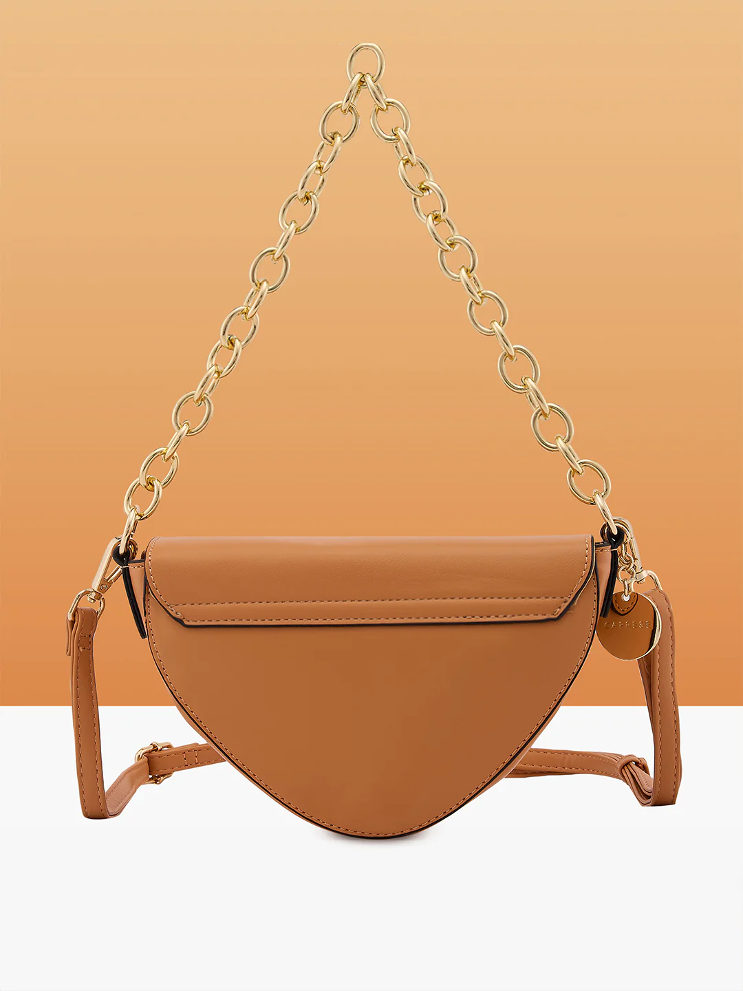Caprese Bloom Small Apricot Sling Bag - Image 7