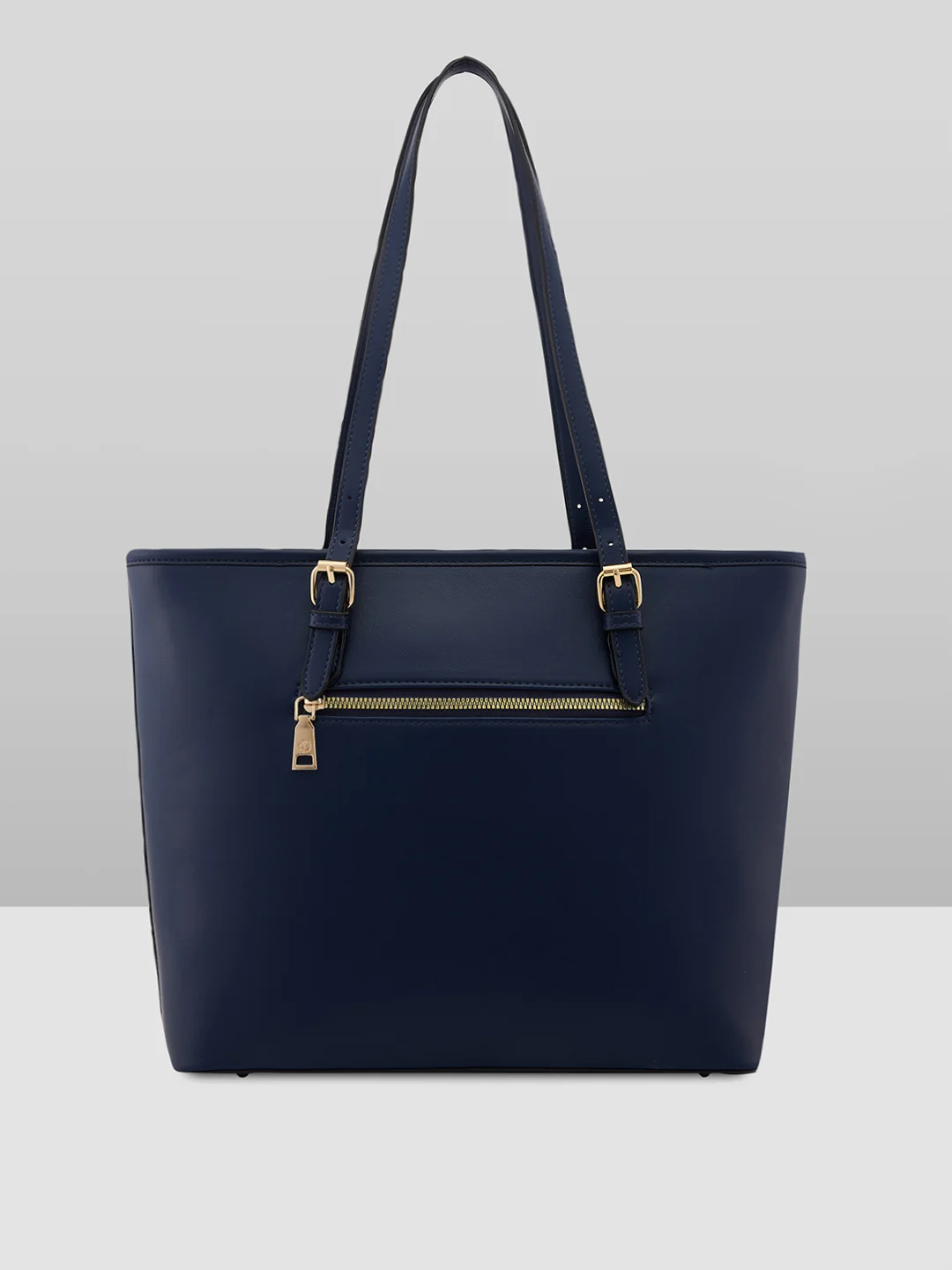 Caprese Bloom Medium Navy Tote Bag - Image 4