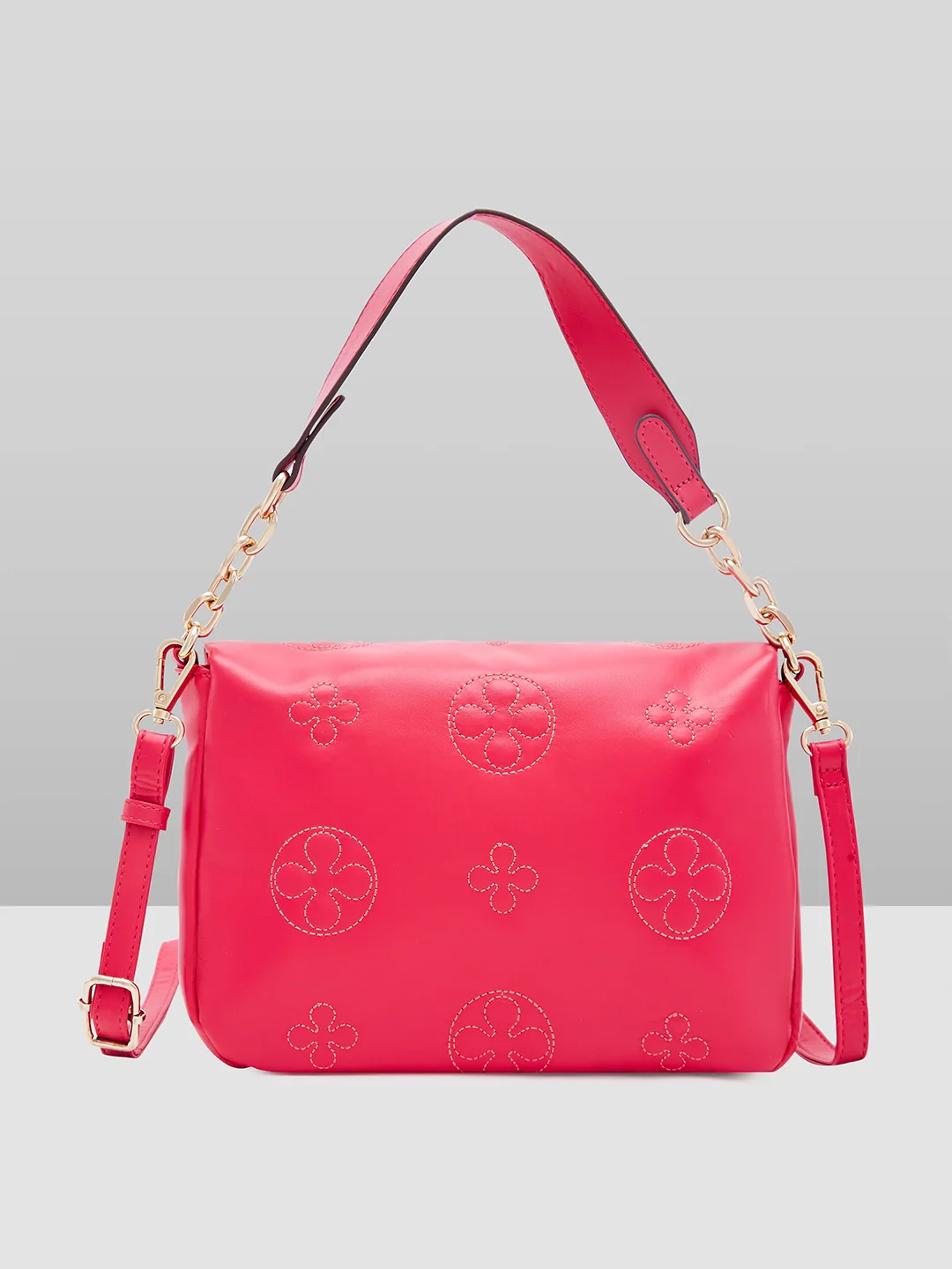Caprese Briana Medium Fuchsia Sling Bag - Image 8