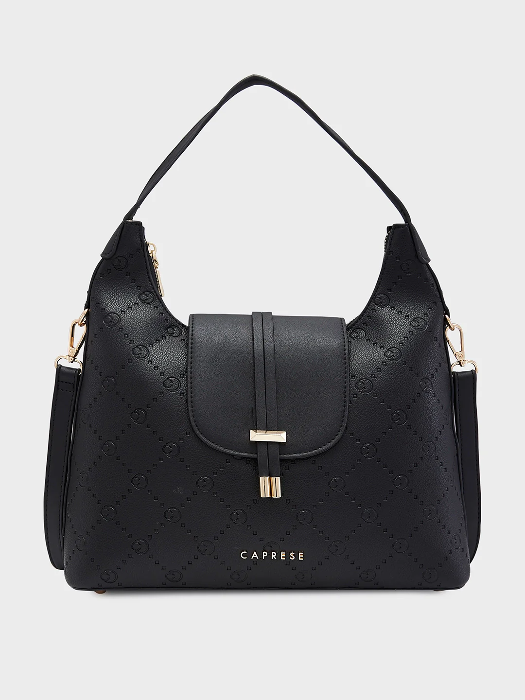 Caprese Brianna Medium Black Hobo Bag