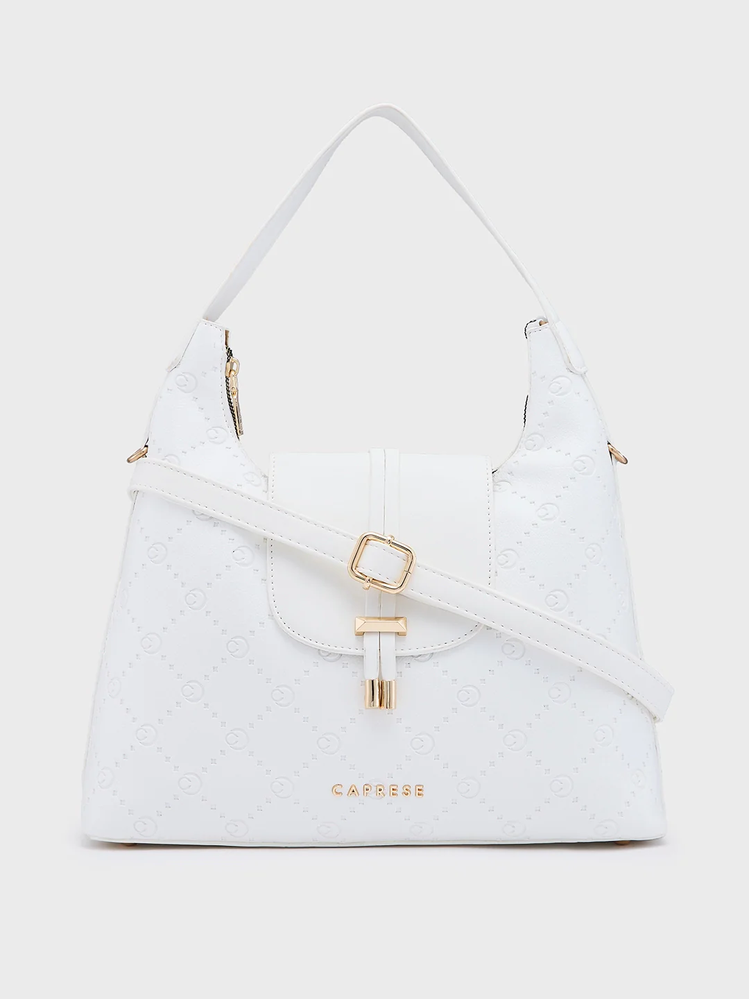 Caprese Brianna Medium White Hobo Bag - Image 14