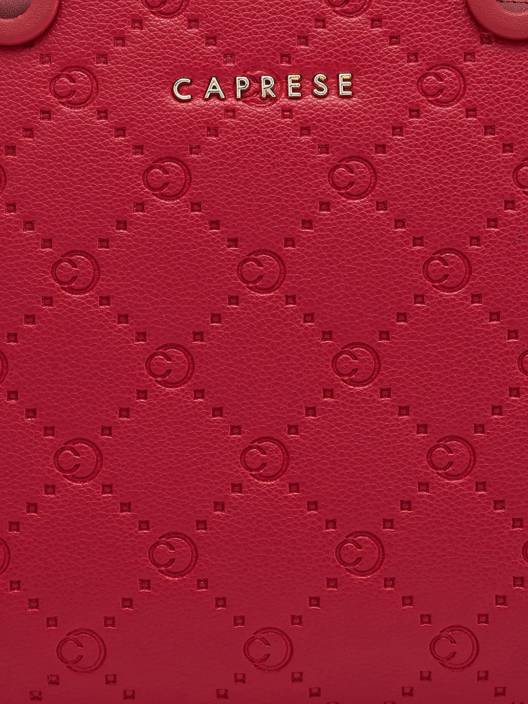 Caprese Brianna Medium Red Satchel Bag - Image 11