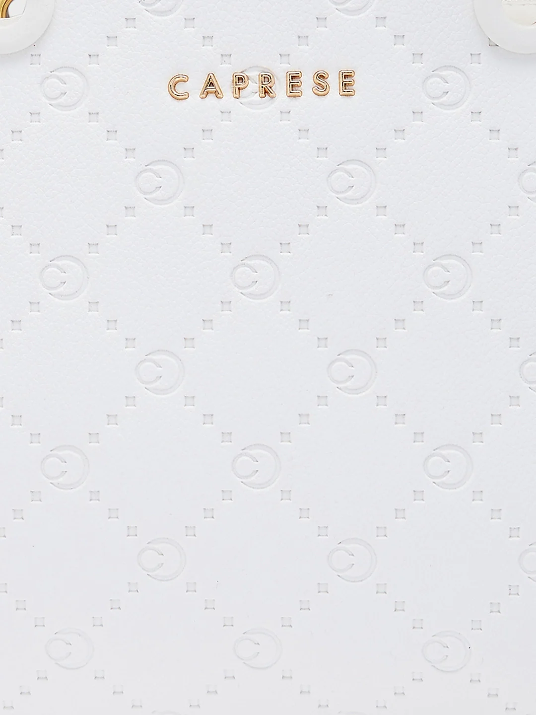 Caprese Brianna Medium White Satchel Bag - Image 11