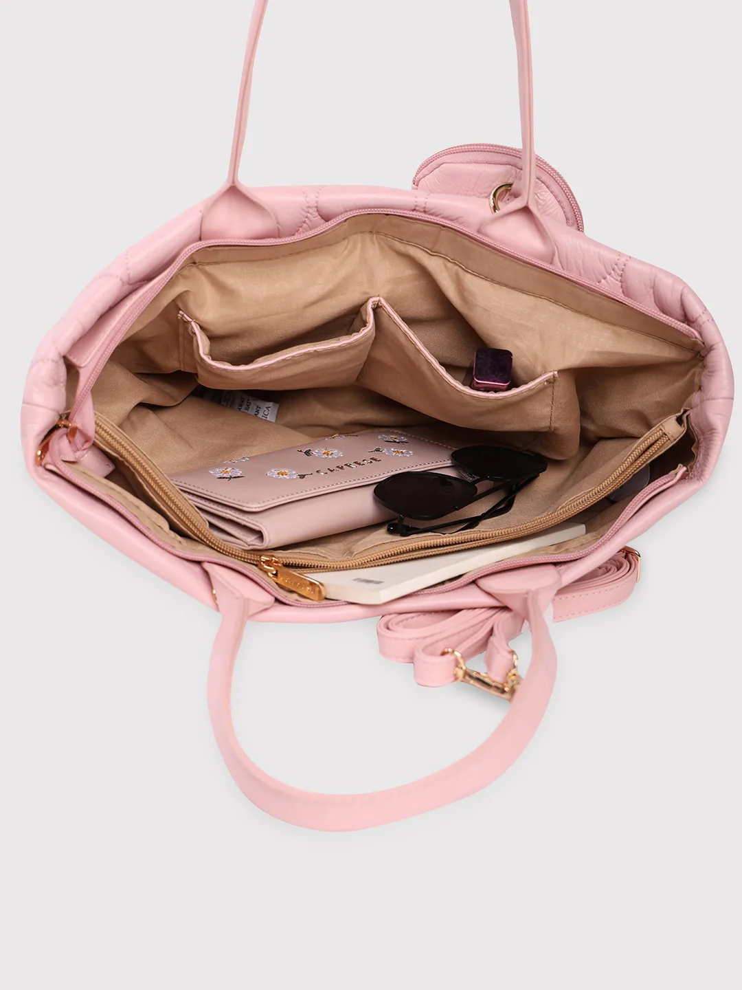 Caprese Briar Medium Dusty Pink Tote Bag - Image 9