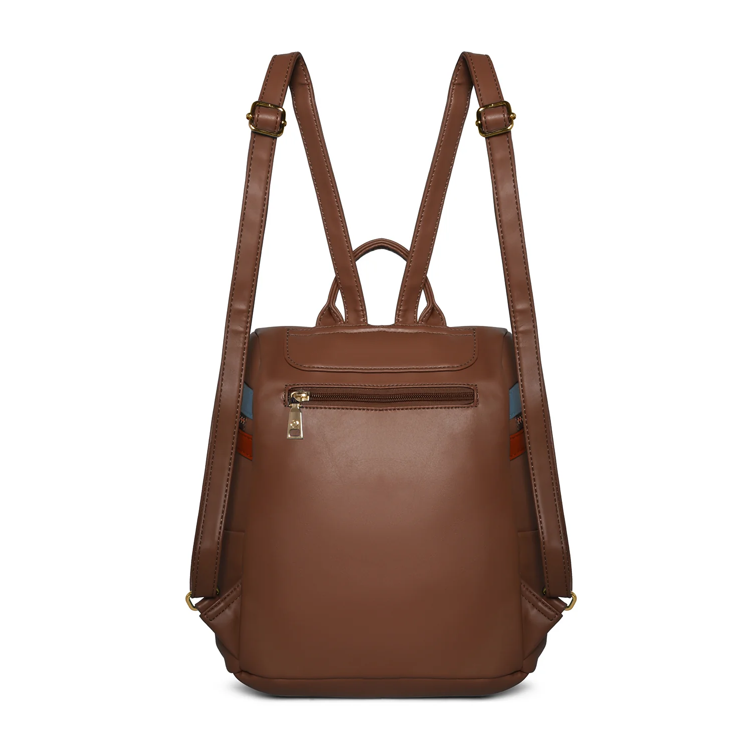 Caprese Brigetta Medium Brown Backpack - Image 4