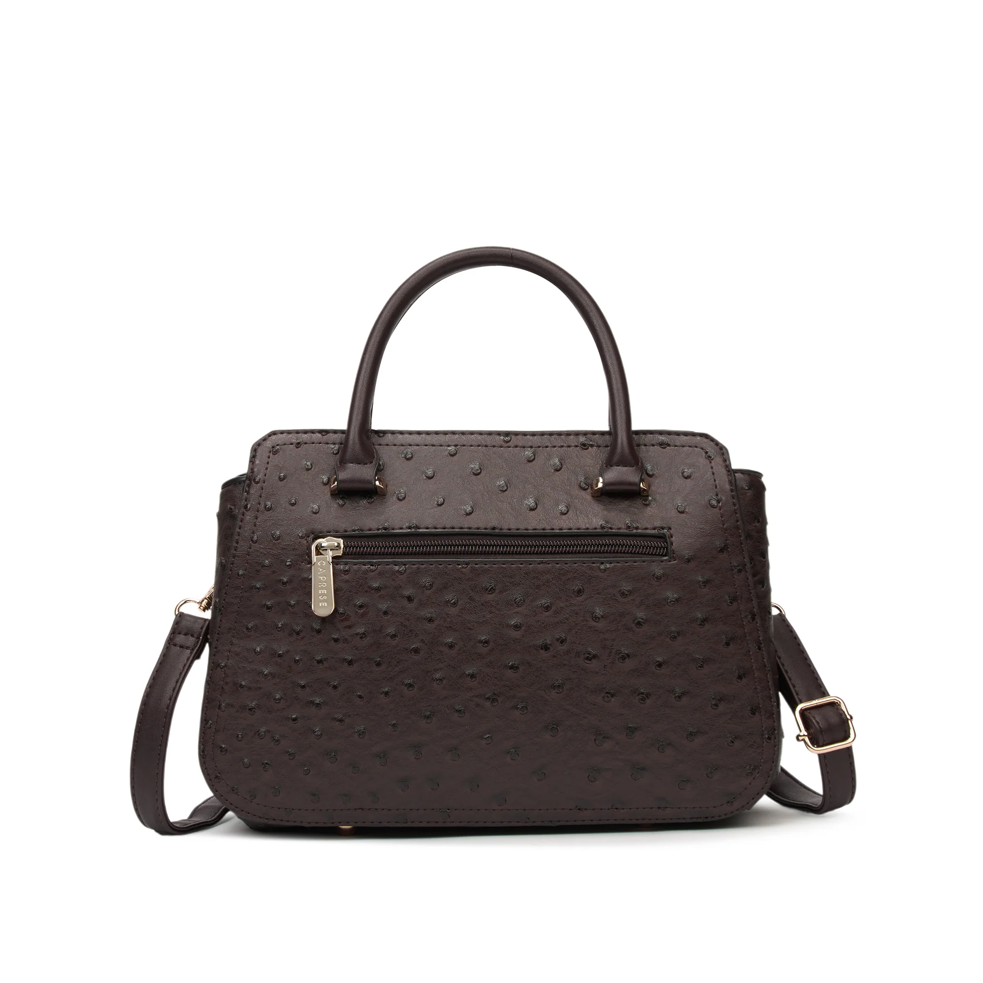 Caprese  Britney Medium Coffee Satchel Bag - Image 4