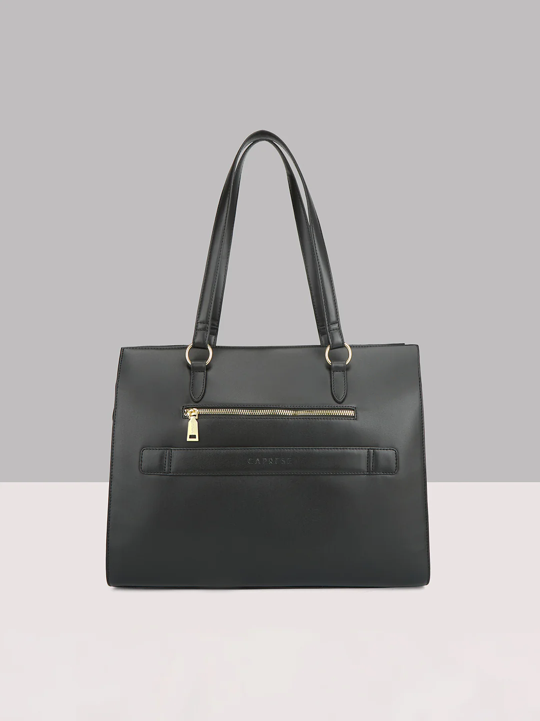 Caprese Bubble Large Black Laptop Satchel Bag - Image 5