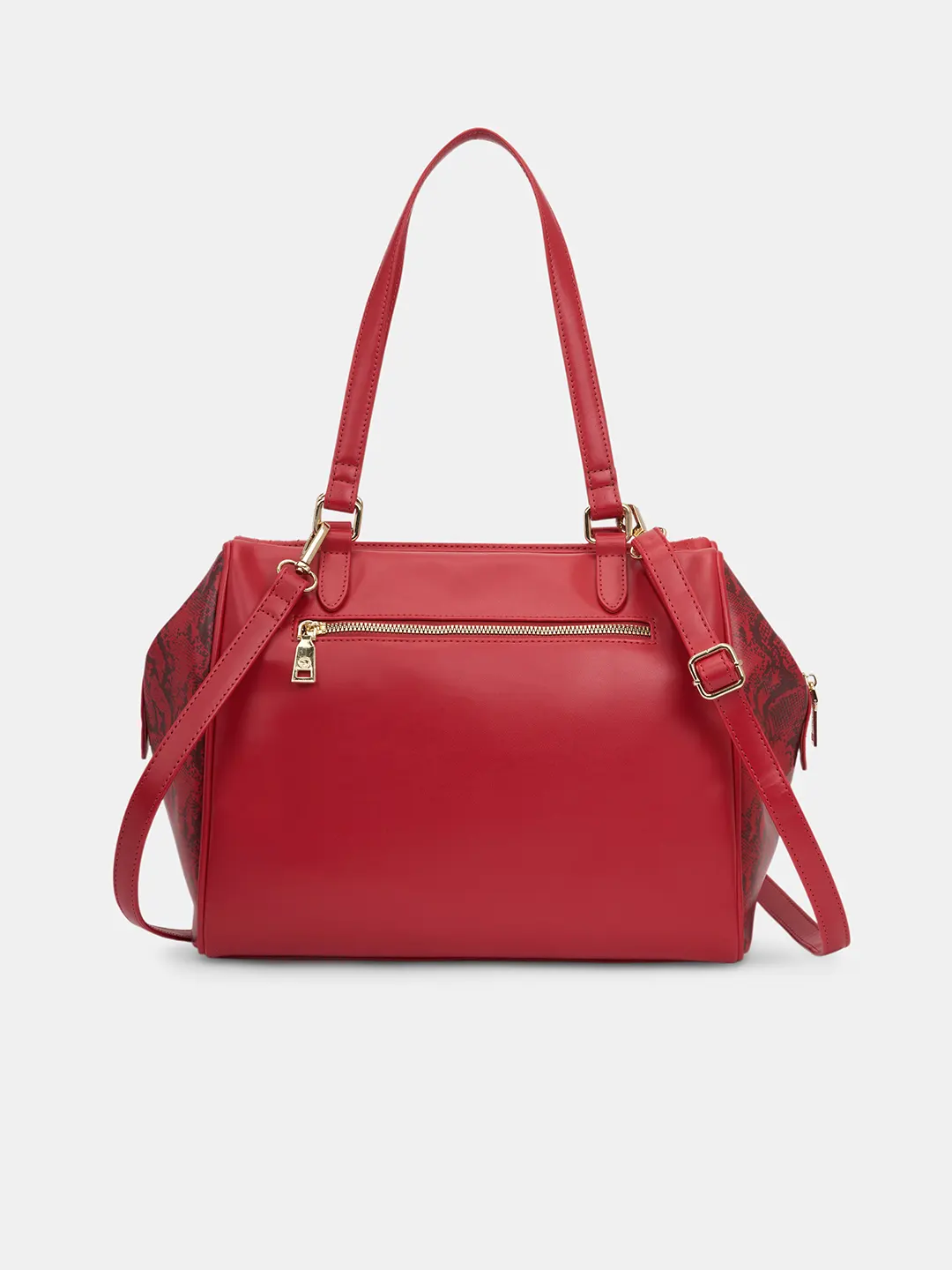 Caprese Bubble Large Red Satchel Bag - Image 5