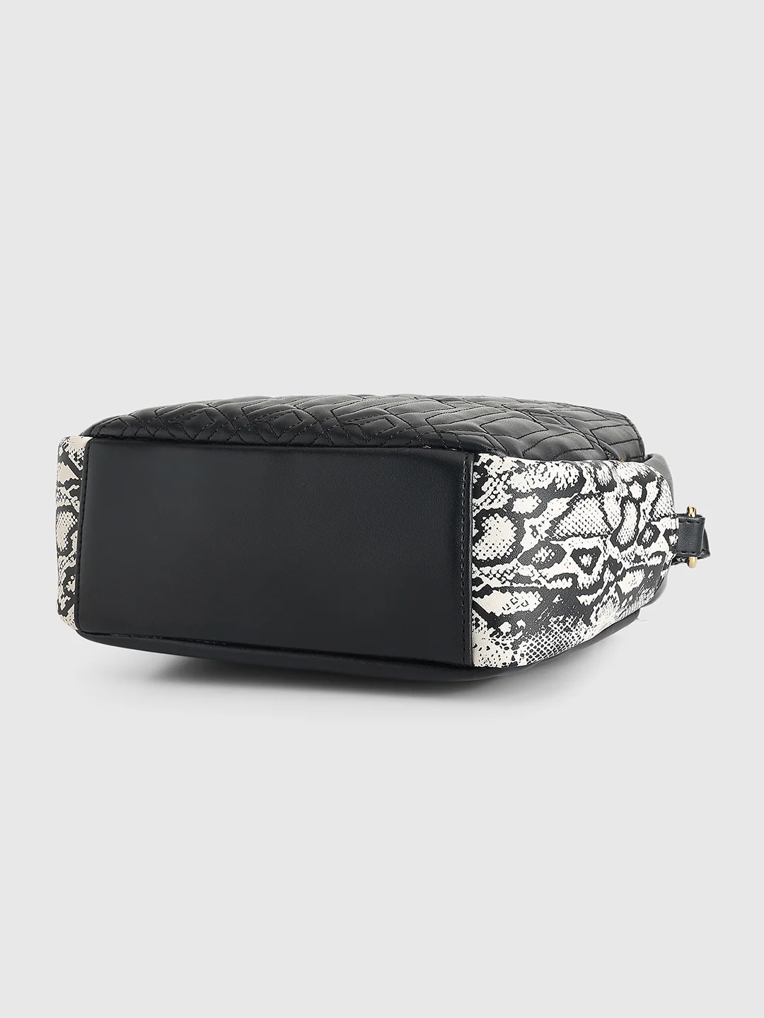 Caprese Bubble Medium Black Sling Bag - Image 6