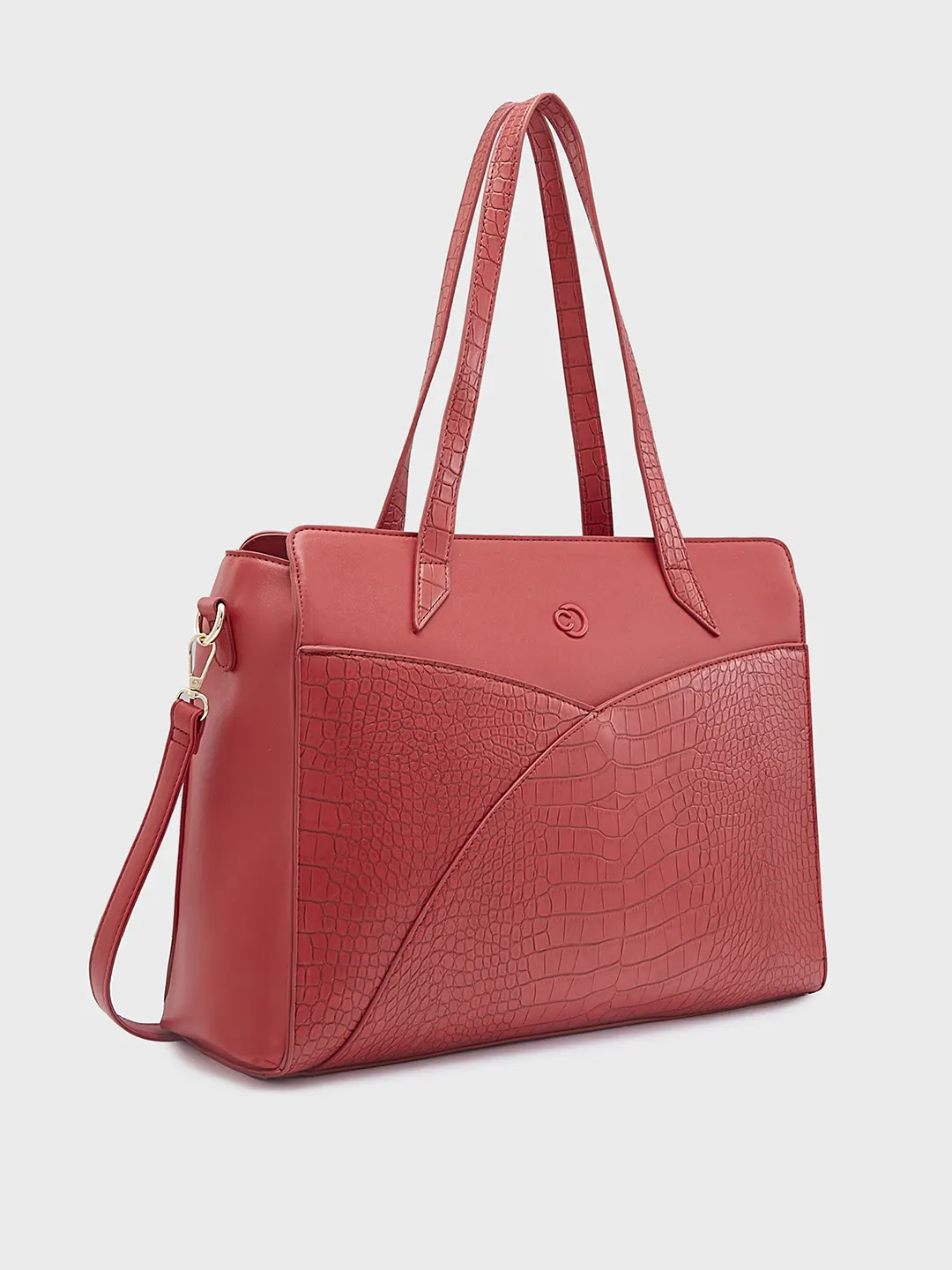 Caprese Cabo Satchel Large Red Laptop Bag - Image 9