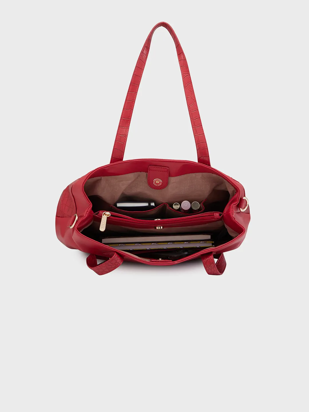 Caprese Cabo Large Red Tote Bag - Image 8