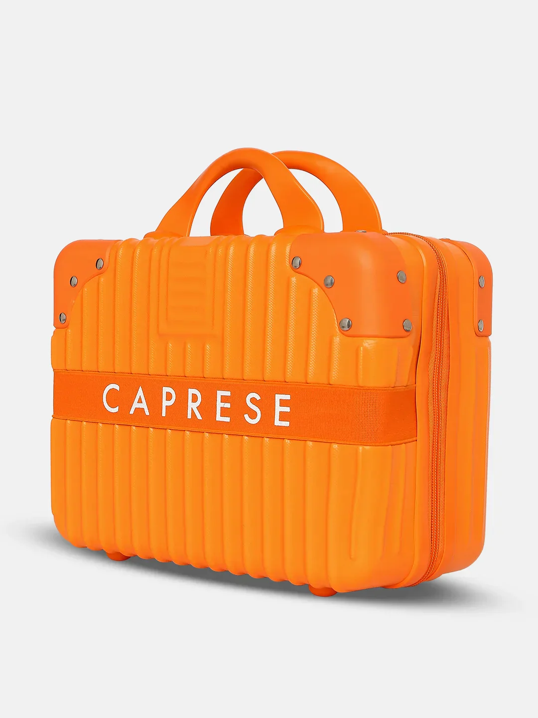 Caprese Callen Medium Orange Vanity Case - Image 6