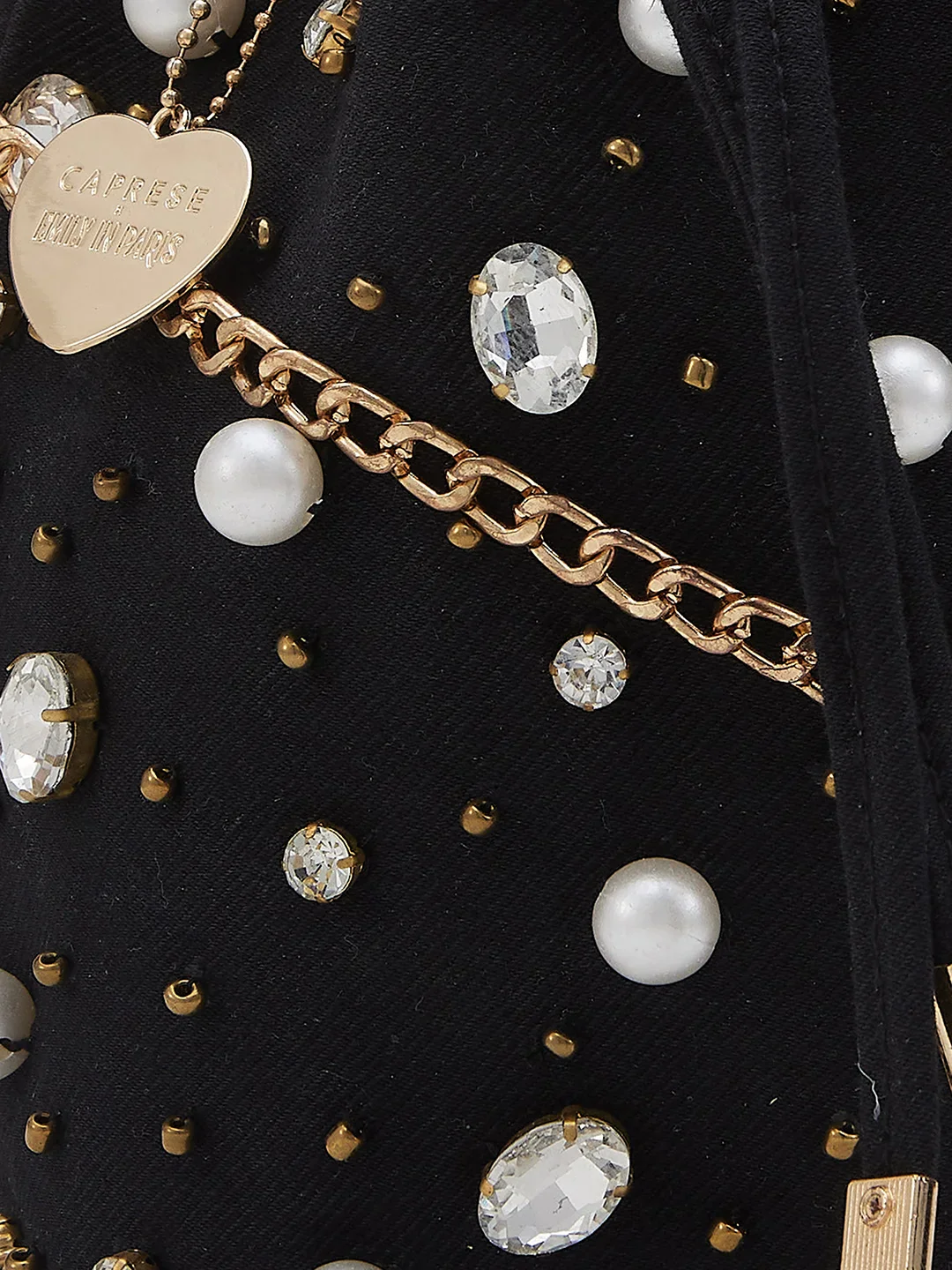 Caprese Camille Small Black Sling Bag - Image 11
