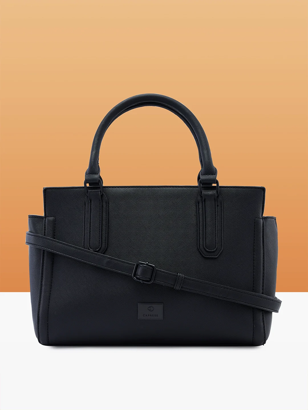 Caprese Candy Large Black Tote Bag