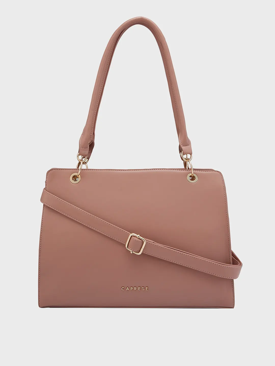 Caprese Capri Large Pink Satchel Bag - Image 3