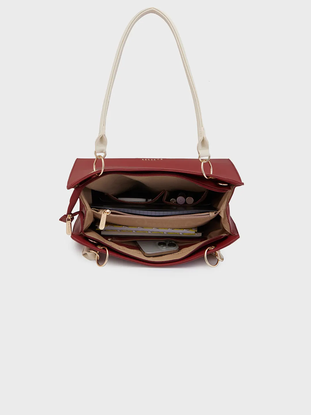 Caprese Capri Large Terra Satchel Bag - Image 10