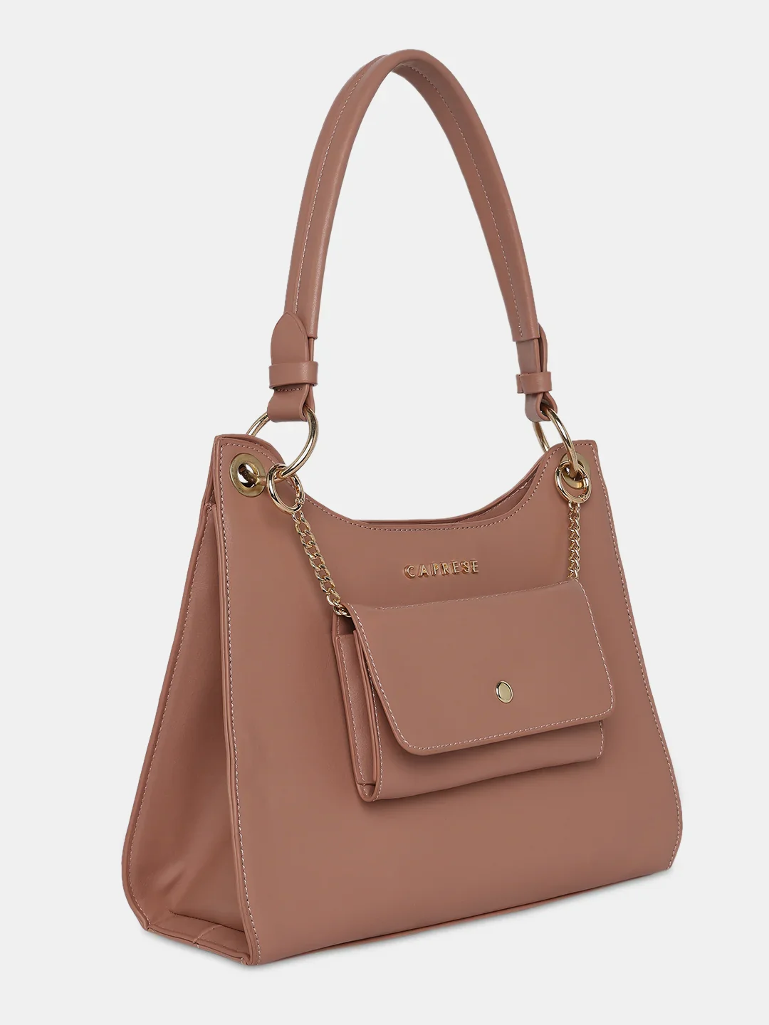 Caprese Capri Small Dusky Pink Satchel Bag - Image 5