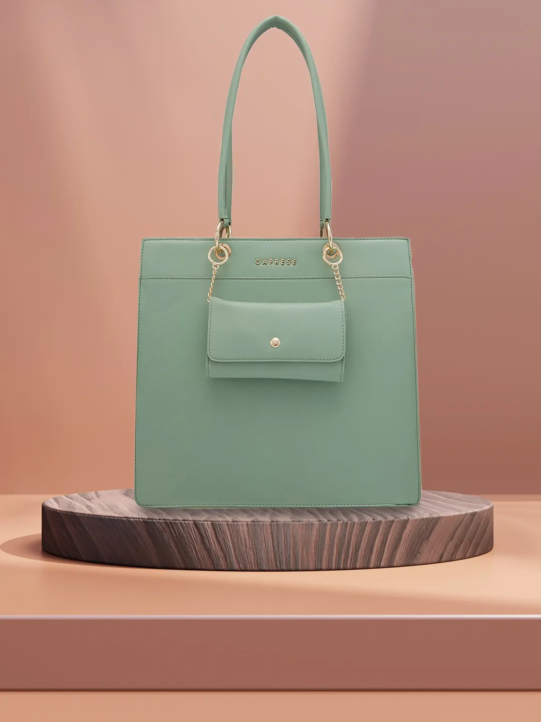 Caprese Capri Large Mint Tote Bag - Image 2