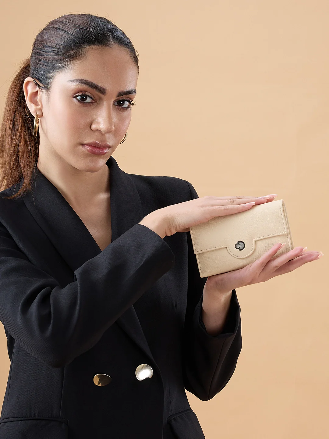 Caprese Carol Medium Alpine Oat Wallet - Image 6