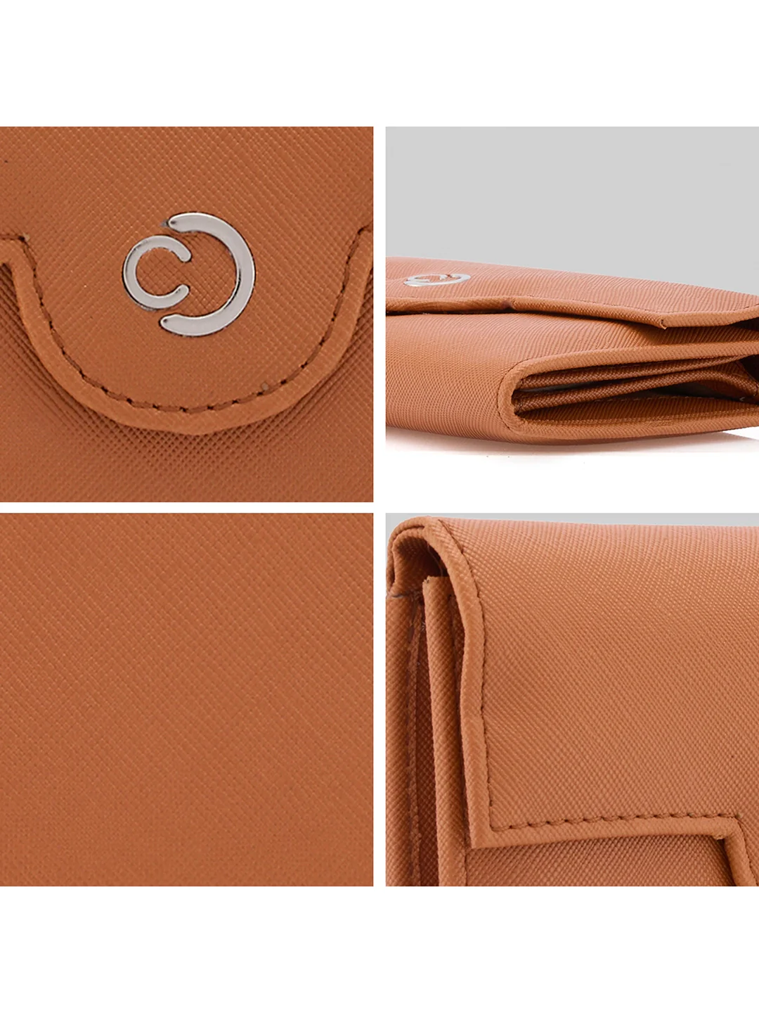 Caprese Carol Medium Tan Wallet - Image 9