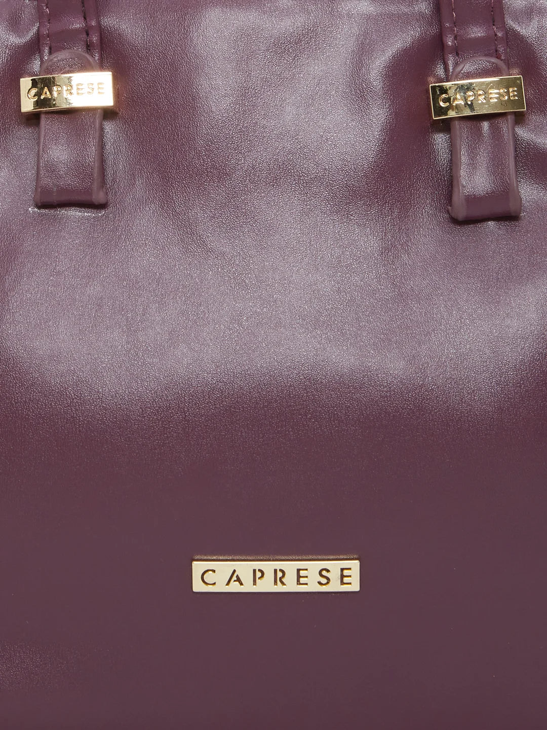Caprese Carrie Medium Plum Satchel Bag - Image 11