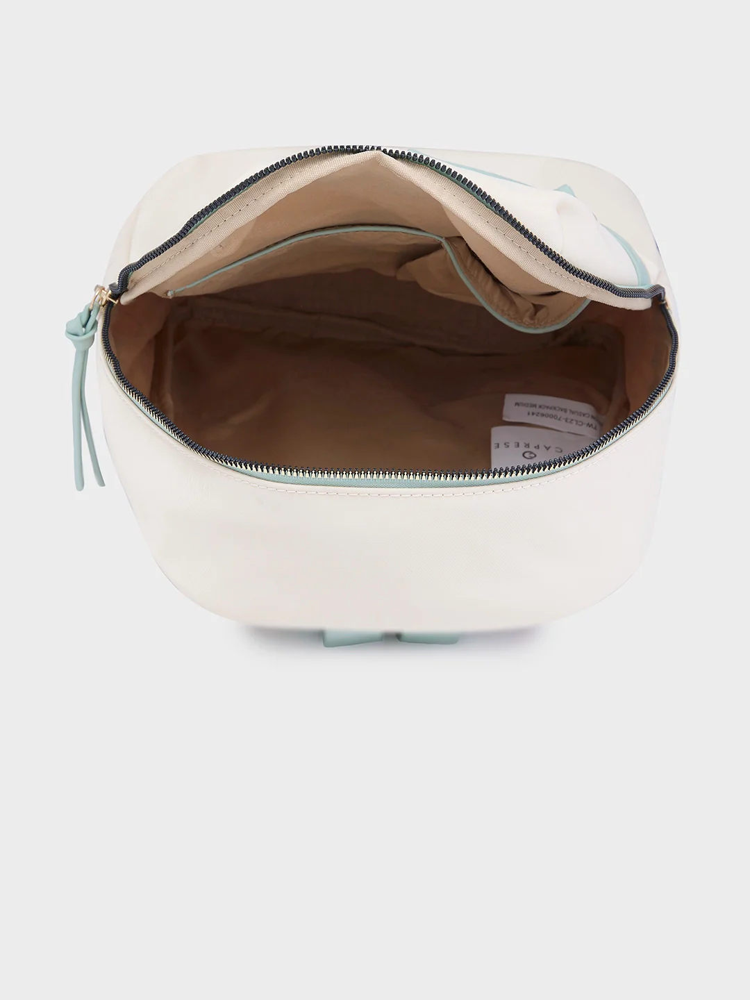 Caprese Carson Medium White Backpack - Image 10