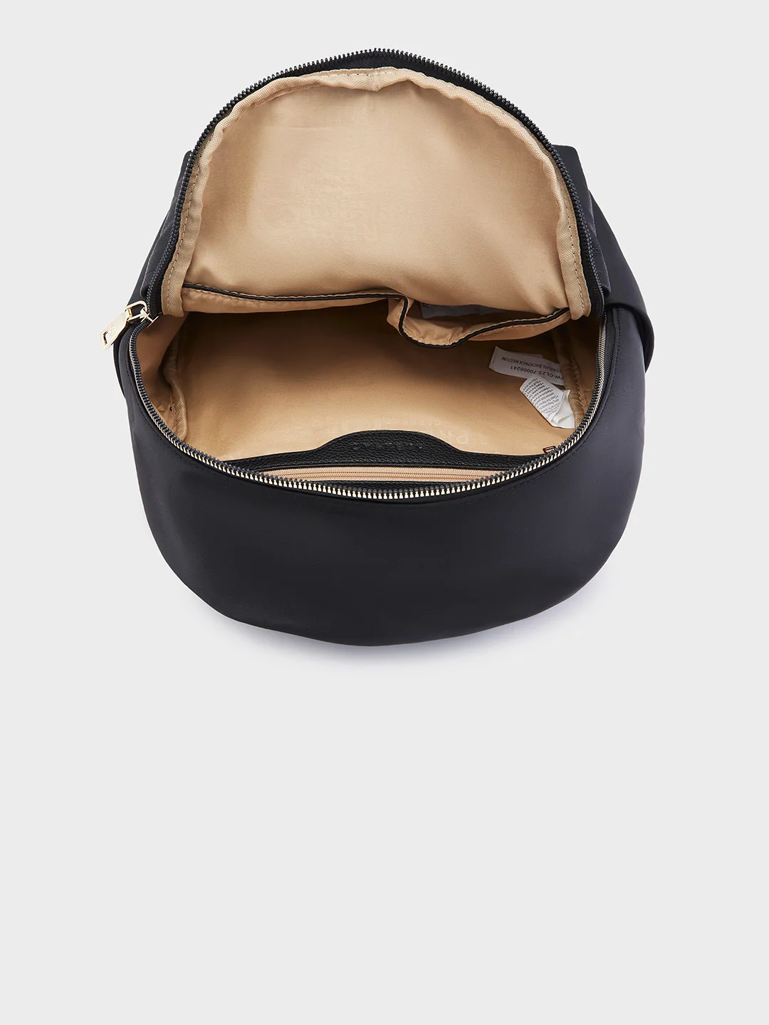 Caprese Casper Medium Black Casual Backpack - Image 10