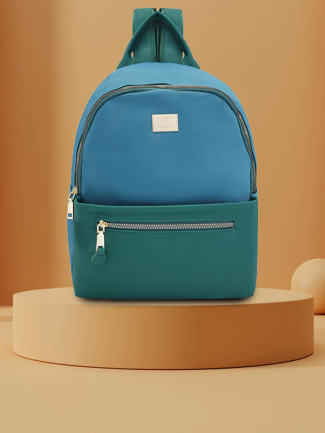 Caprese Casper Medium Blue Casual Backpack - Image 3