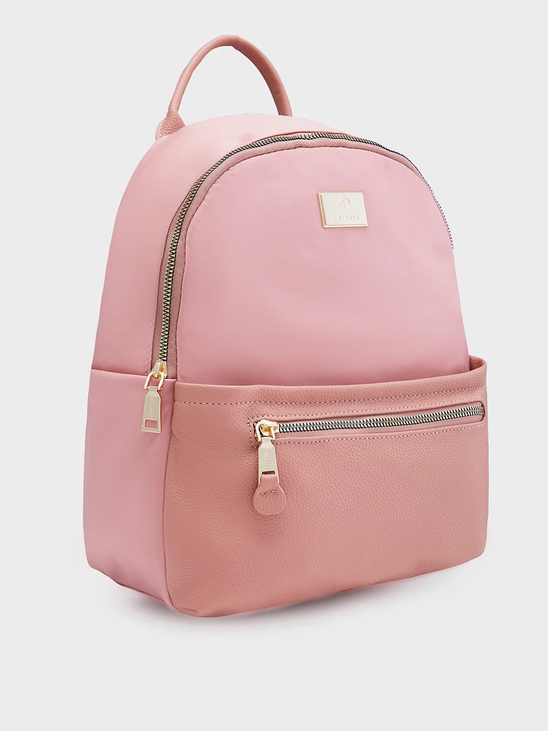 Caprese Casper Medium Pink Casual Backpack - Image 3