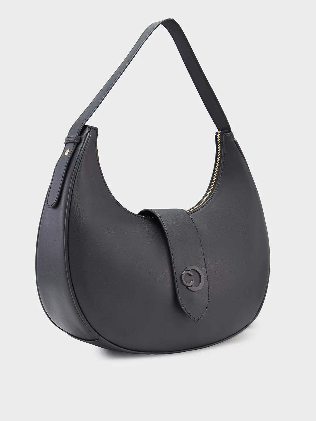 Caprese Celia Large Black Hobo Bag - Image 5