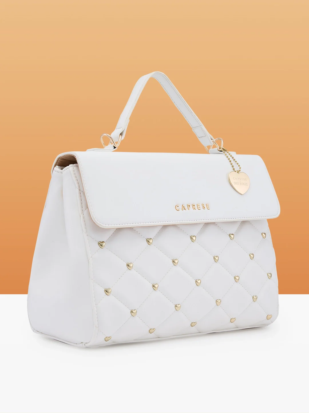 Caprese Cheryl Large White Satchel Bag - Image 5