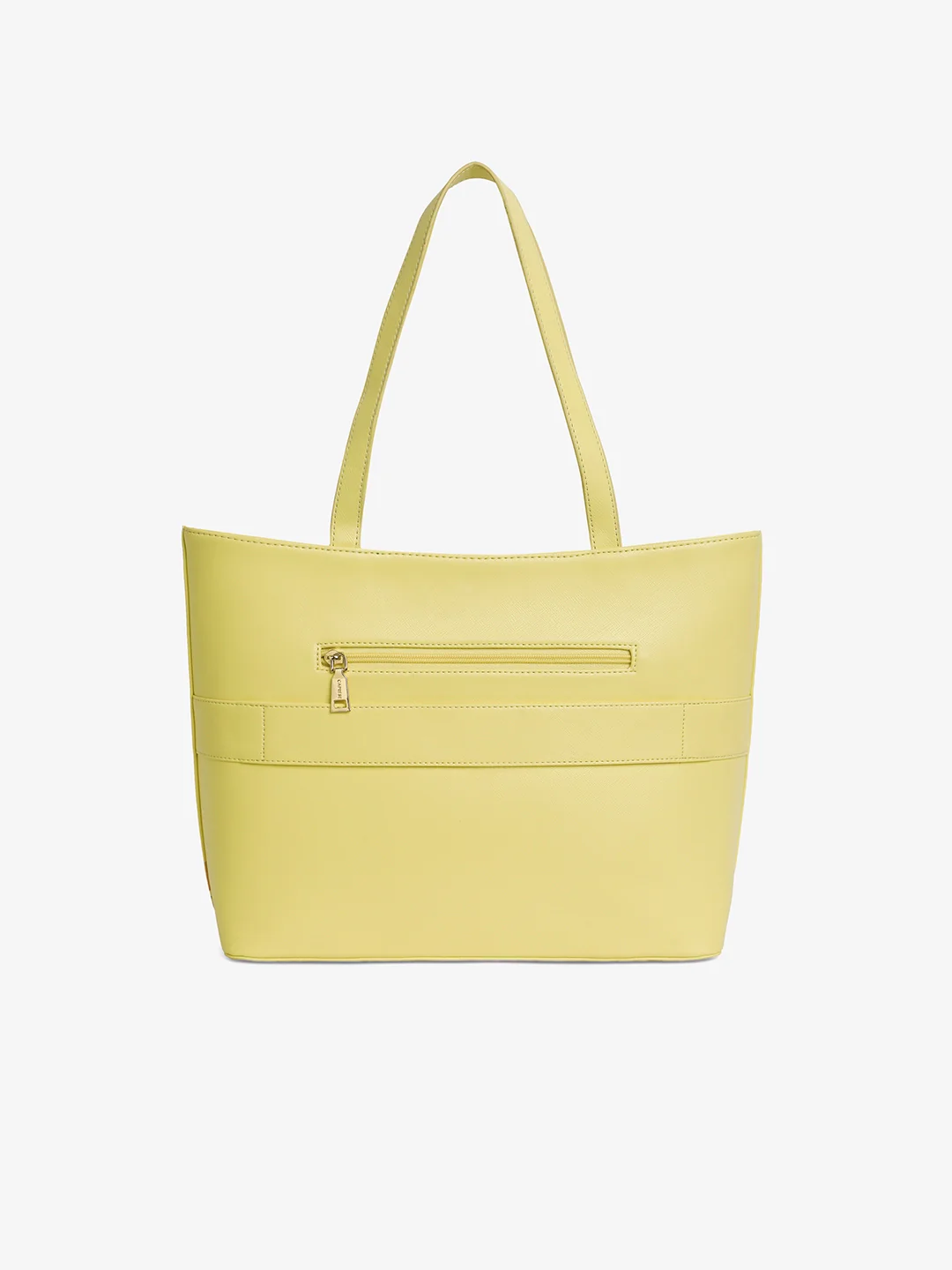 Caprese Chloe Large Yellow Tote Bag - Image 3