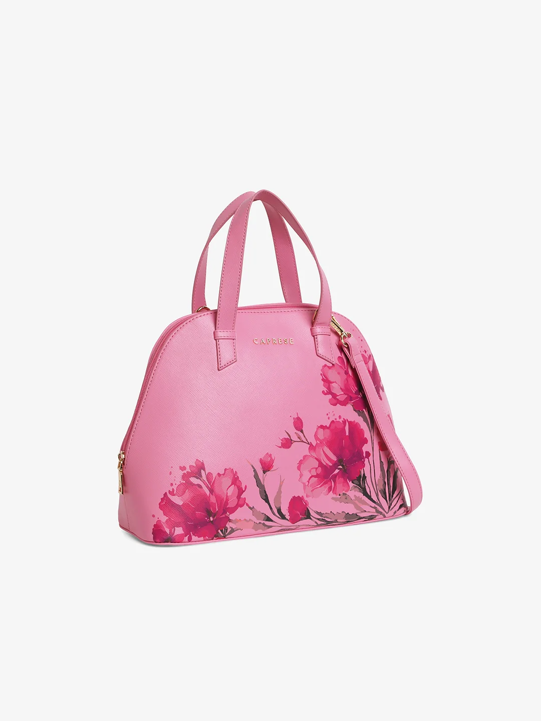 Caprese Chloe Medium Violet Satchel Bag - Image 8
