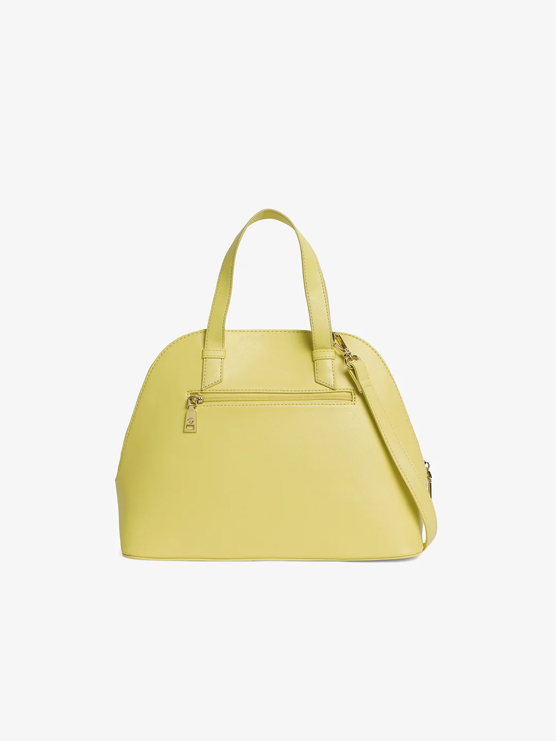 Caprese Chloe Medium Yellow Satchel Bag - Image 3