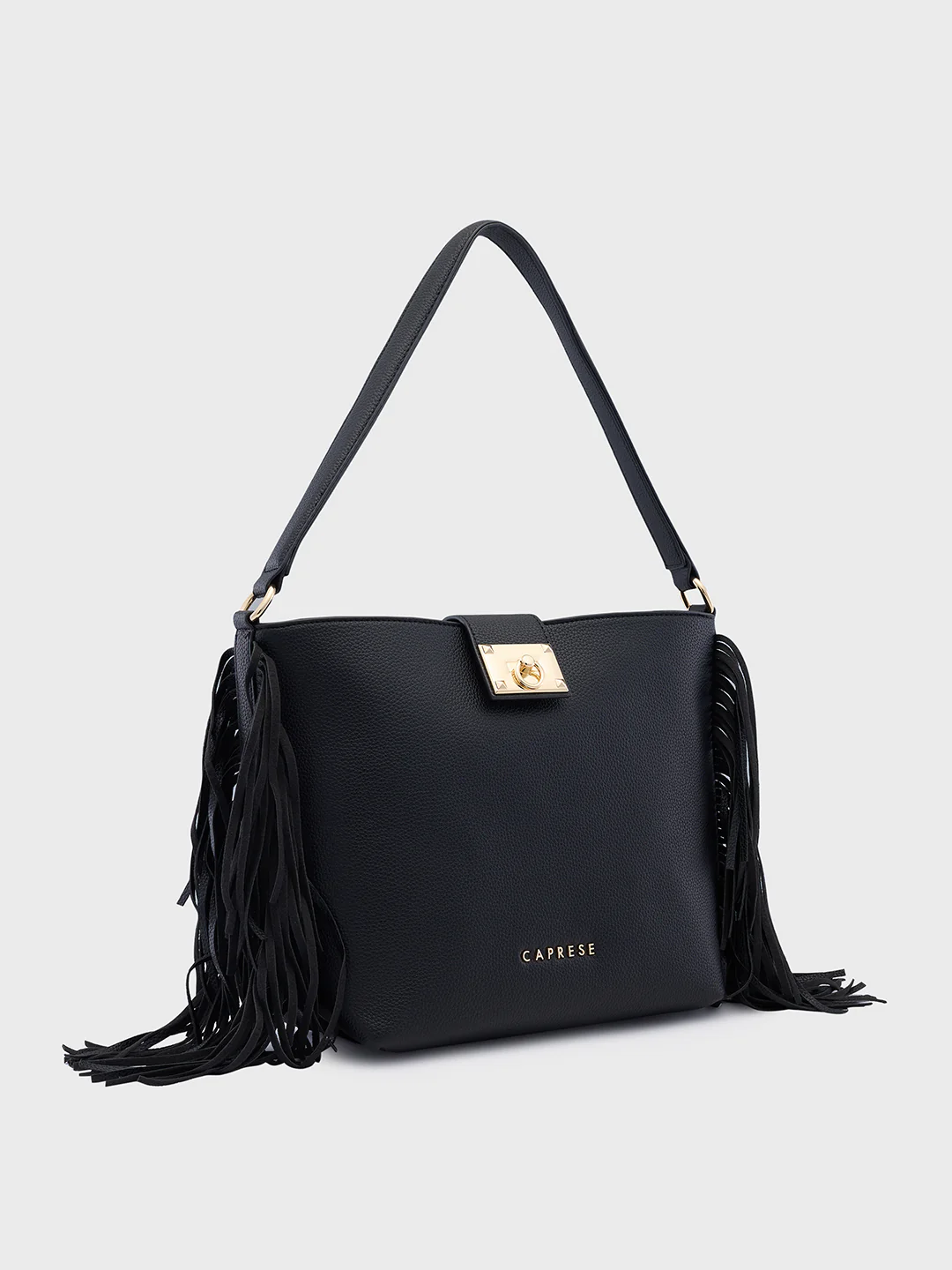Caprese Cindy Medium Black Hobo Bag - Image 5
