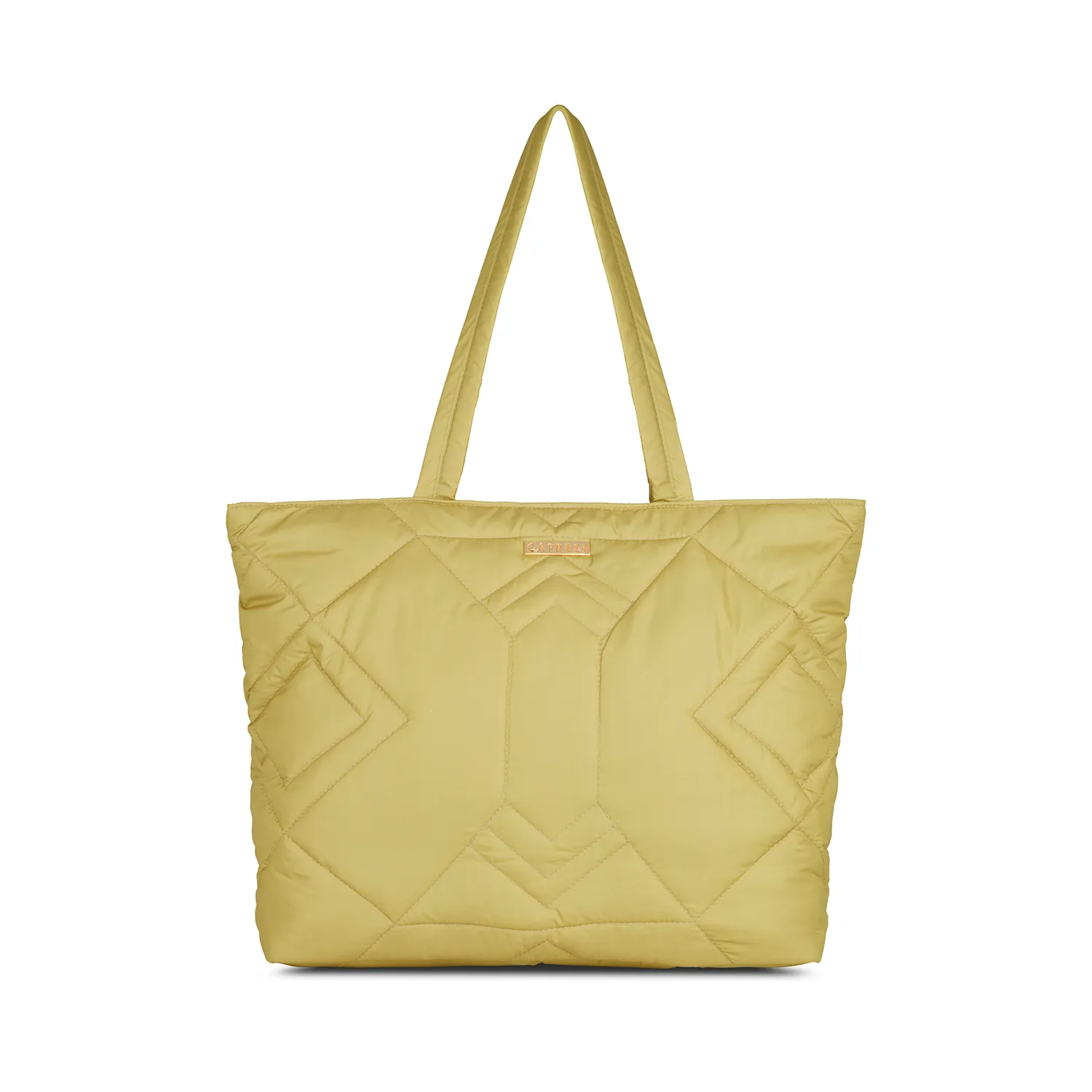 Caprese Clara Large Ochre Tote Bag