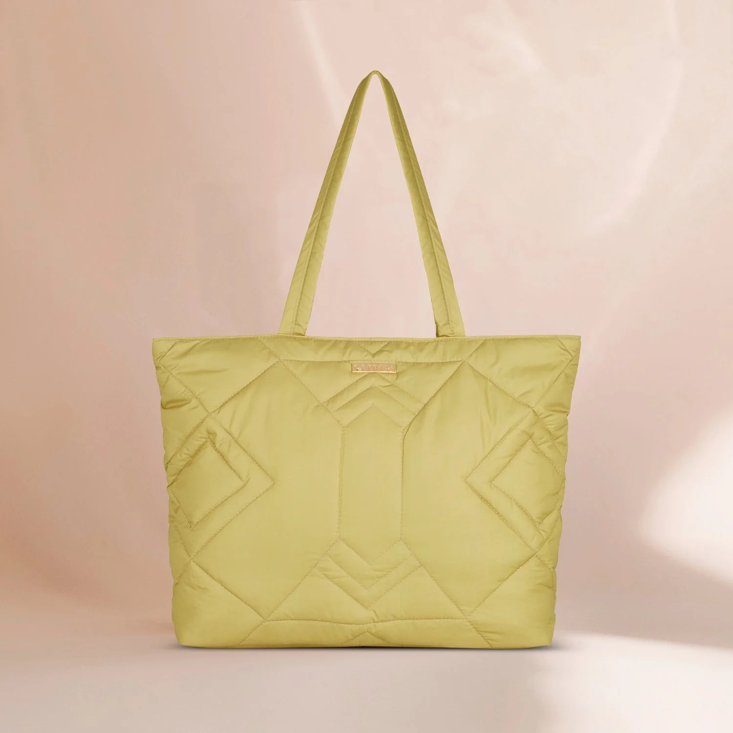 Caprese Clara Large Ochre Tote Bag - Image 3