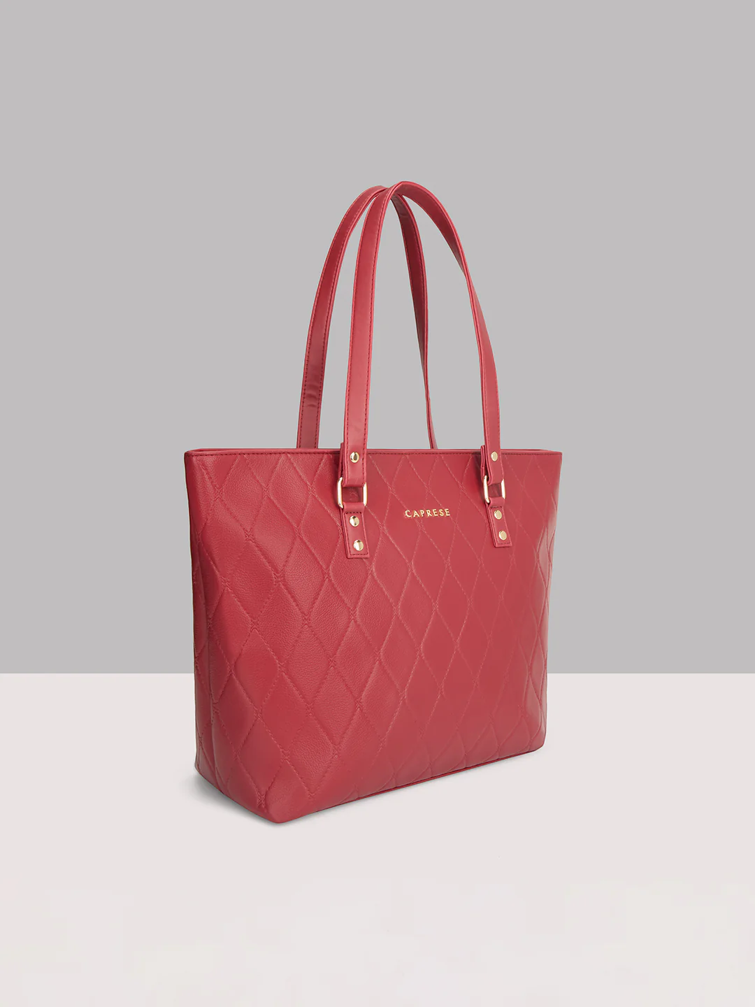 Caprese Claudiaa Large Cherry Red Tote Bag - Image 3