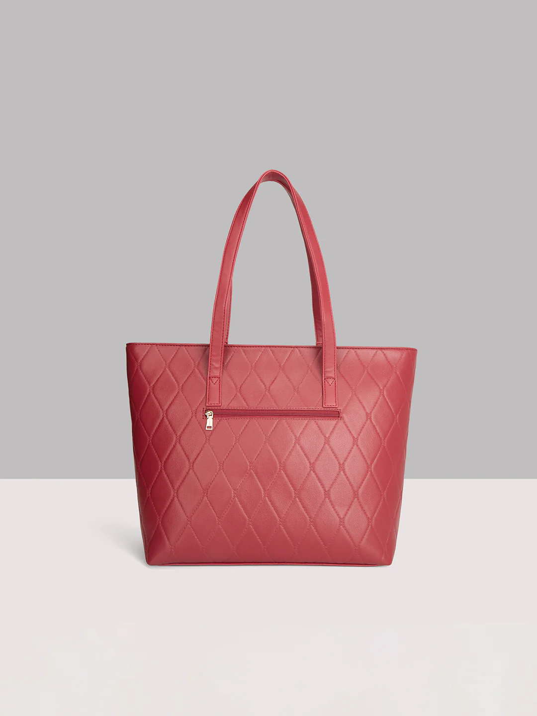 Caprese Claudiaa Large Cherry Red Tote Bag - Image 4