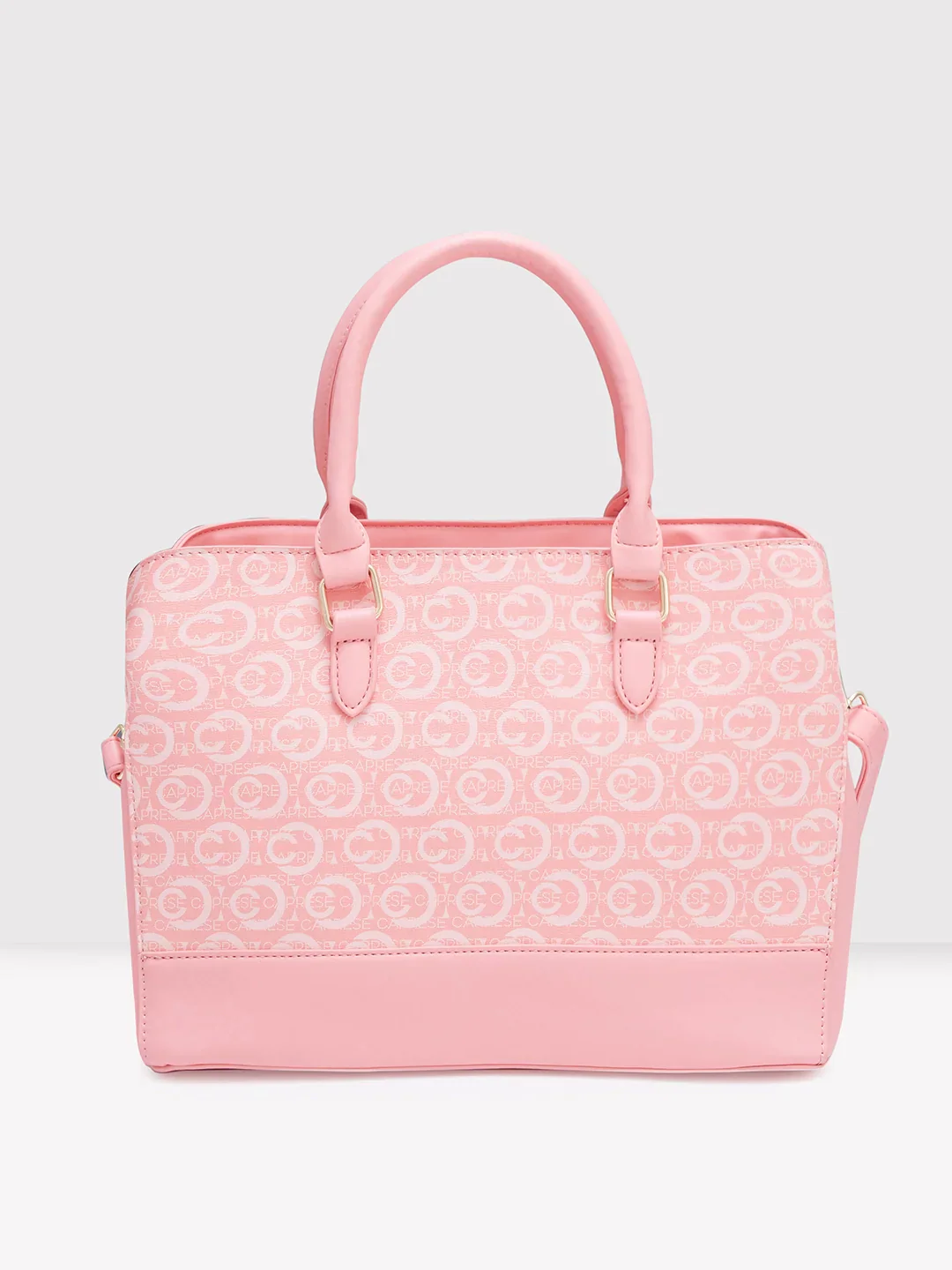 Caprese Cleo Large Light Pink Satchel Bag - Image 4