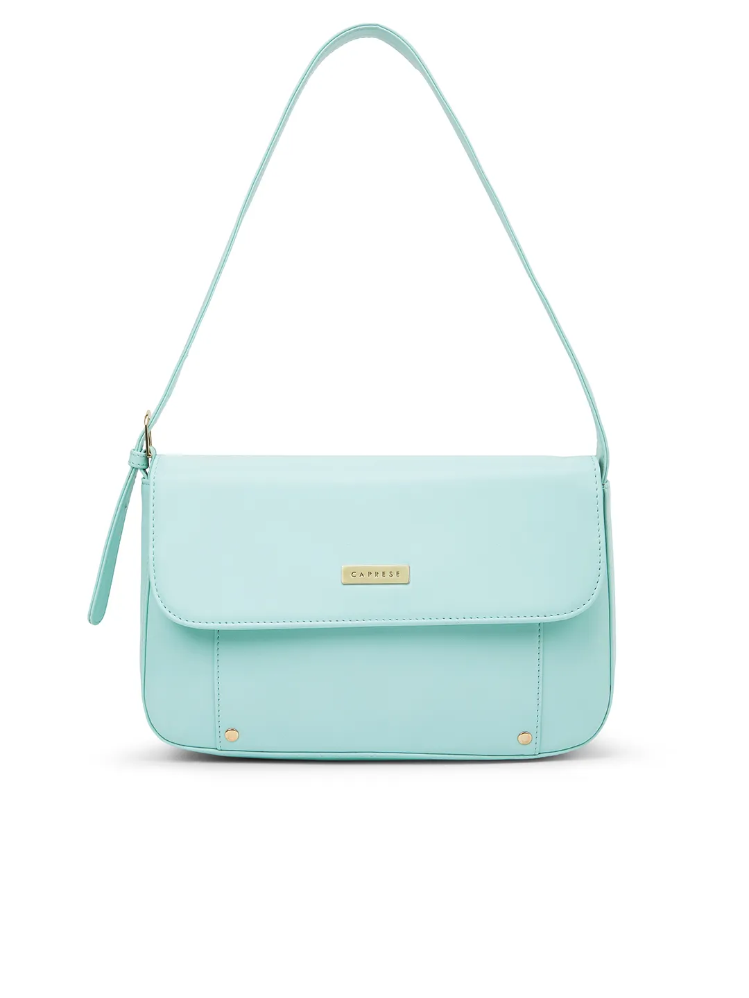 Caprese Clover Large Powder Blue Baguette Bag