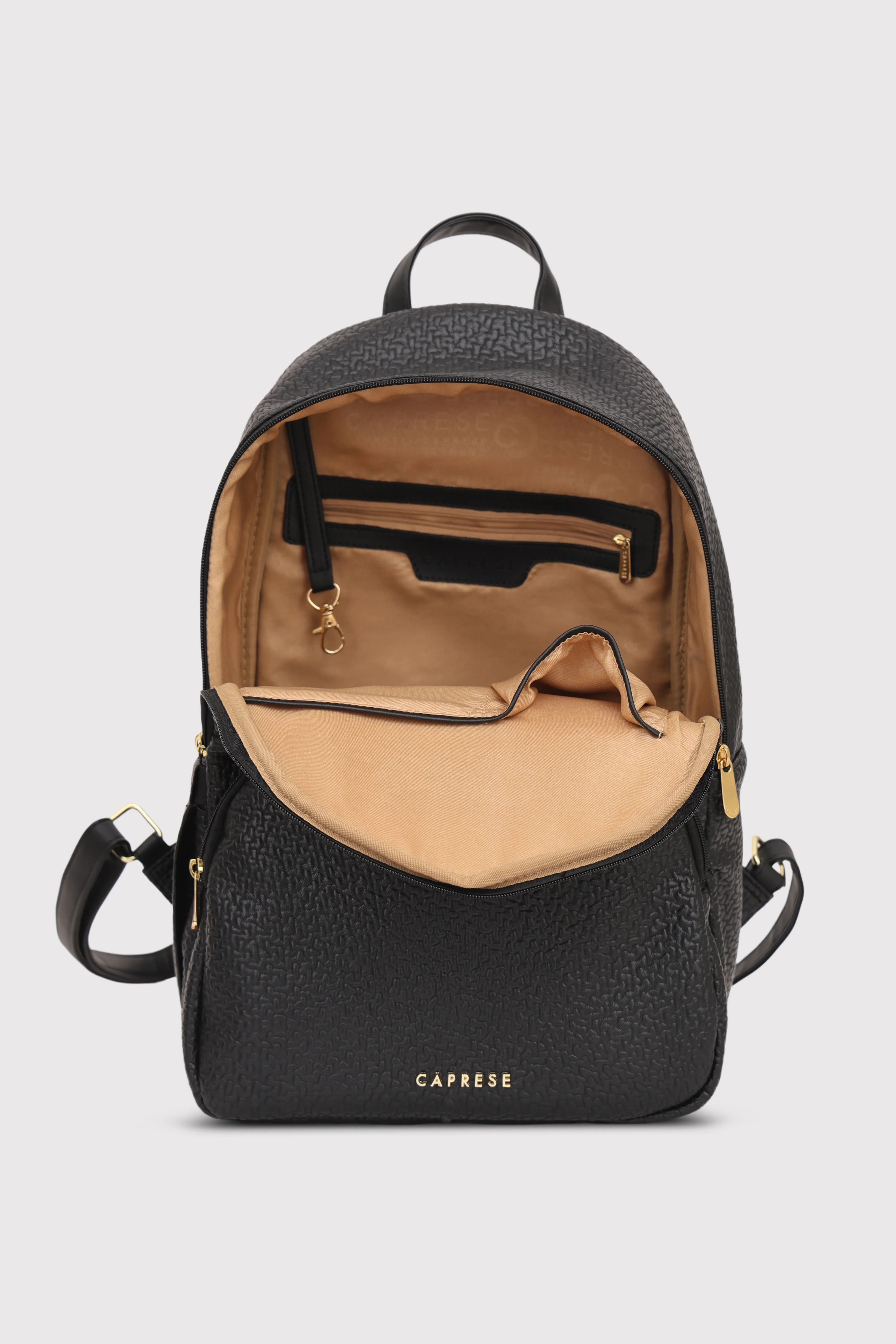 Caprese Comet Medium Black Backpack - Image 7