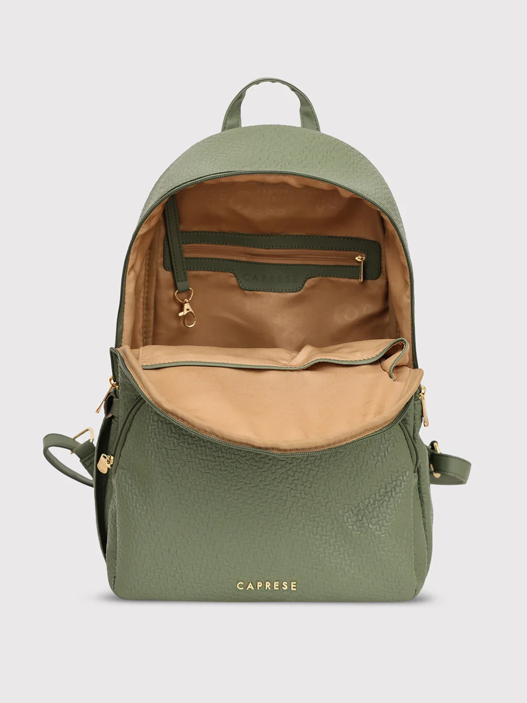 Caprese Comet Medium Olive Backpack - Image 7