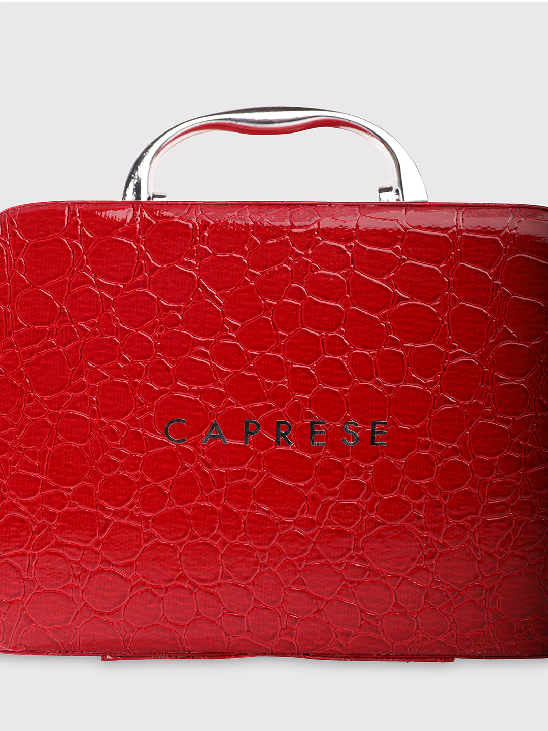 Caprese Cortney Small Maroon Vanity Case - Image 4