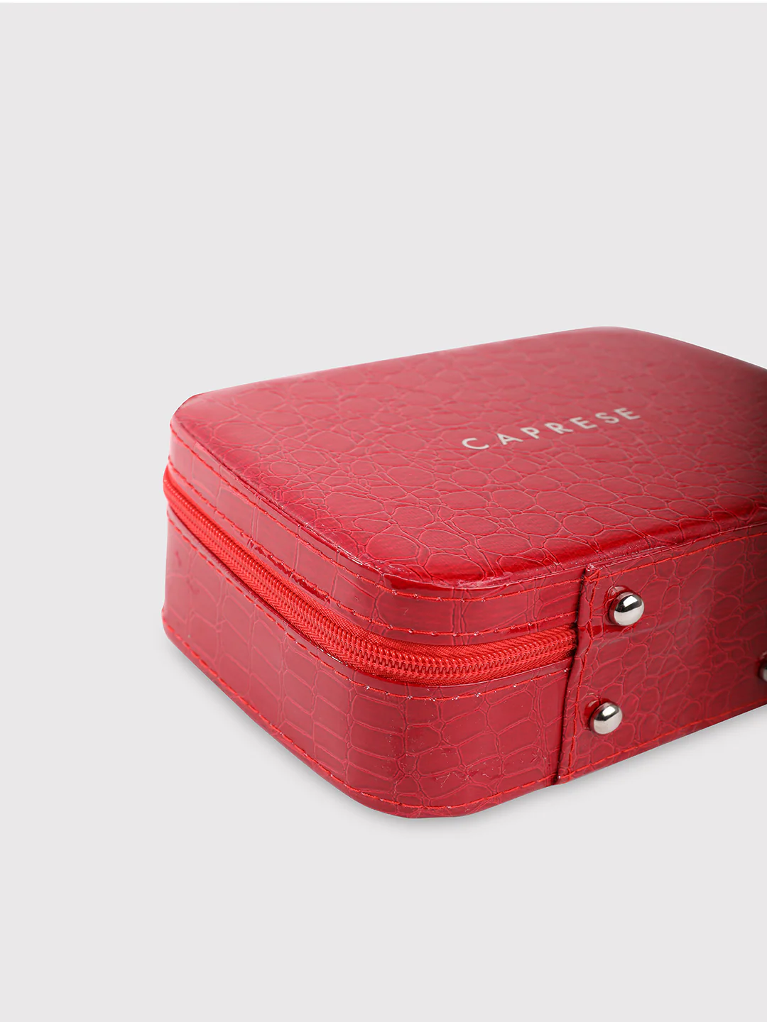 Caprese Cortney Small Maroon Vanity Case - Image 8