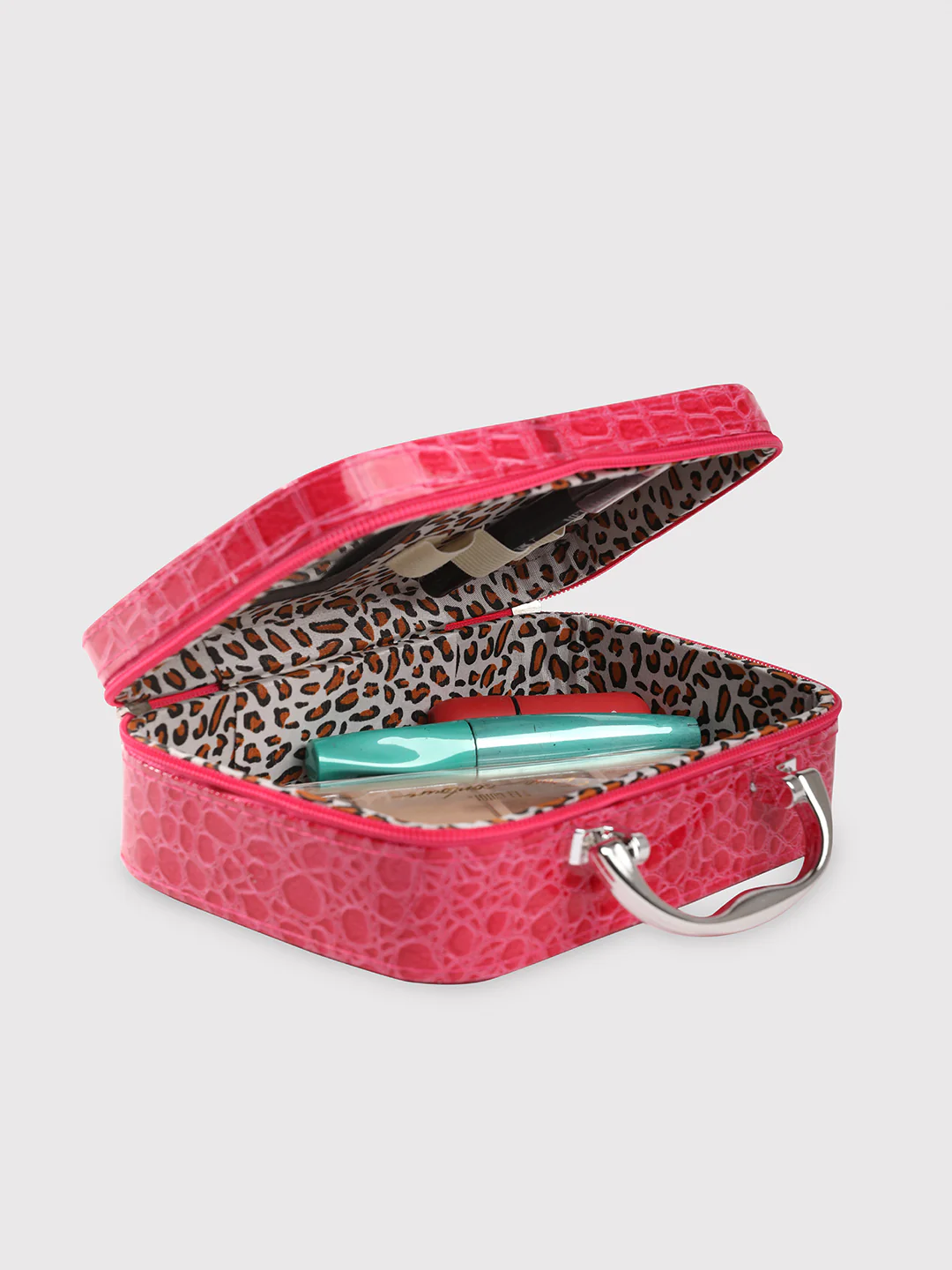 Caprese Cortney Small Pink Vanity Case - Image 11