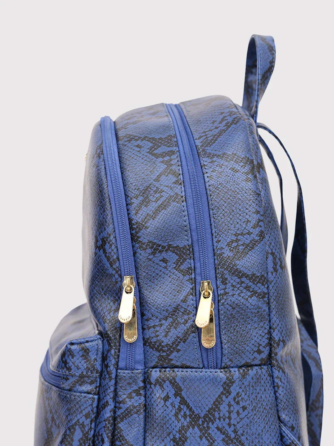 Caprese Cosmos Medium Blue Backpack - Image 4