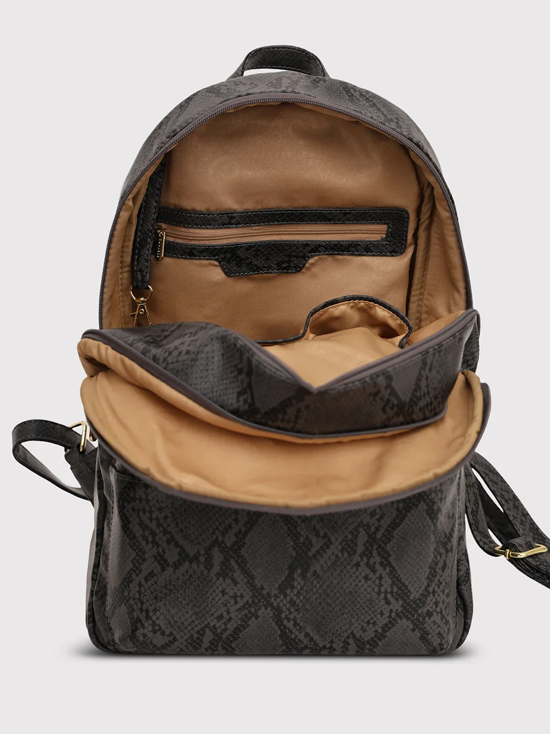 Caprese Cosmos Medium Grey Backpack - Image 7