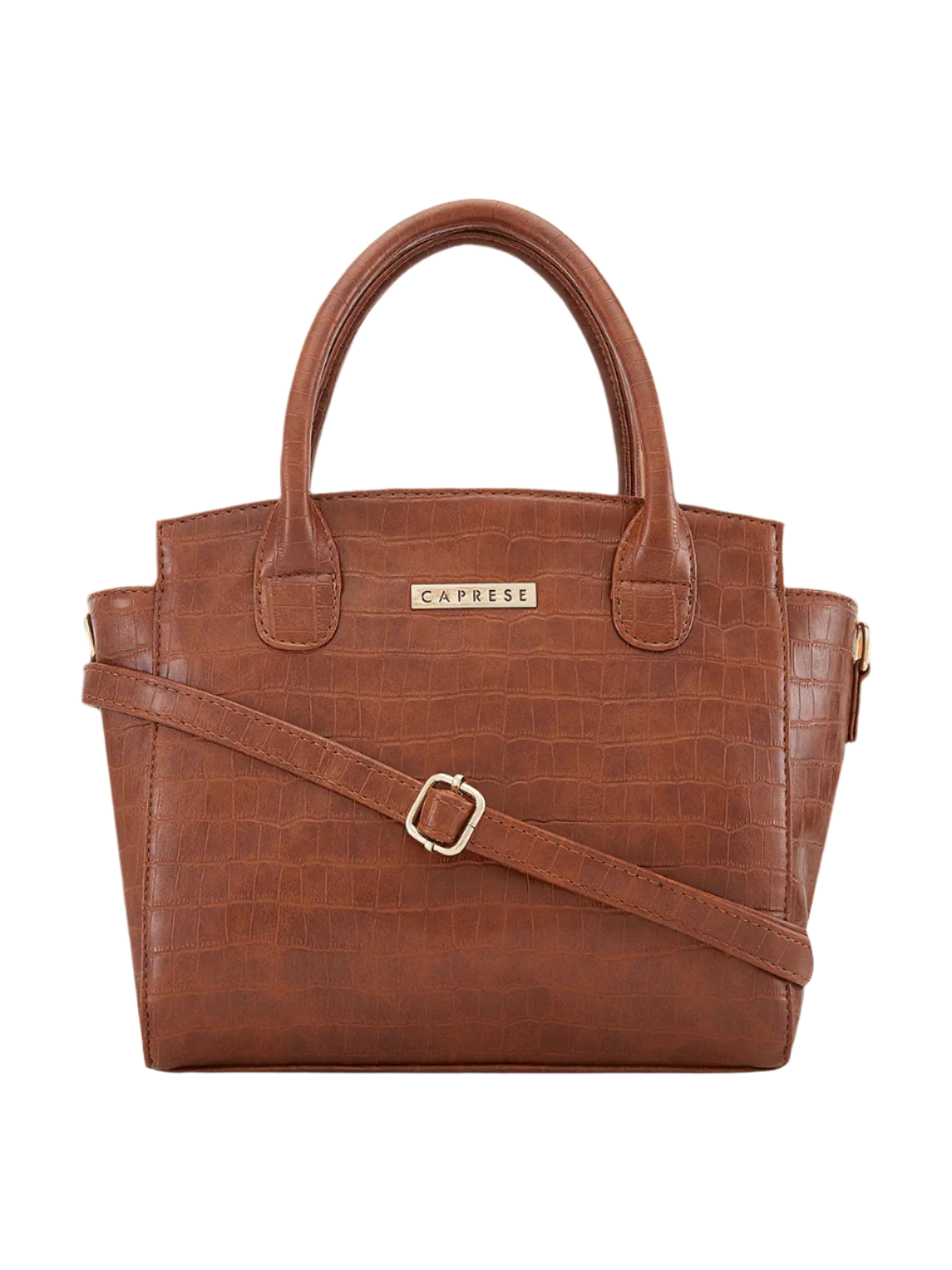 Caprese Cristina Medium Brown Satchel Bag