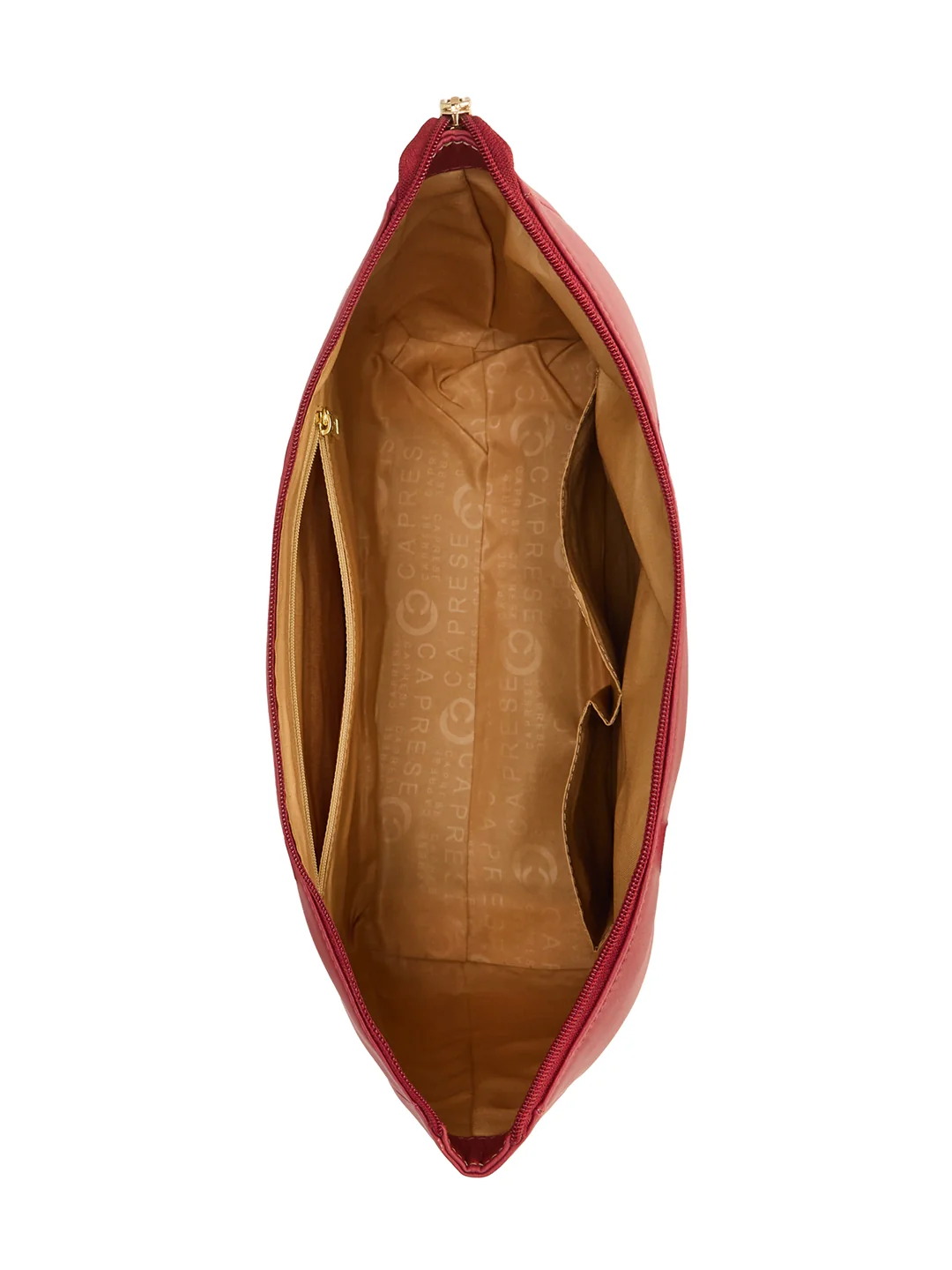 Caprese Crystal Large Cherry Red Satchel Bag - Image 7